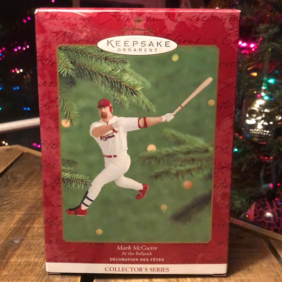 Baseball Mark McGwire Keepsake Christmas tree ornament - Picture 2 of 6